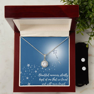 Eternal Hope Necklace Set with Beautiful Memories Message Card