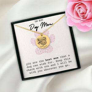 The Best Dog Mom Necklace