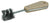 Weiler 44085 6-1/2" Length, 1-1/8" Diameter, 1" Brush Length, Copper Tube Internal Fitting Wire Brush